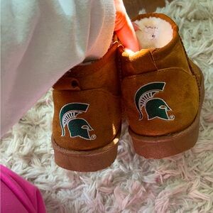 Mini Michigan State booties! Never worn before!